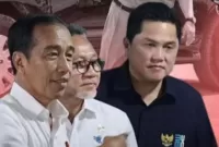 Erick Thohir bersama Presiden Jokowi dan Menteri Perdagangan Zulkifli Hasan. (Foto Instagram.com/@almuthohir.id)
