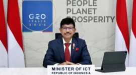 Mantan Menteri Komunikasi dan Informatika Indonesia Johnny G. Plate. (Dok. Kominfo.go.id)