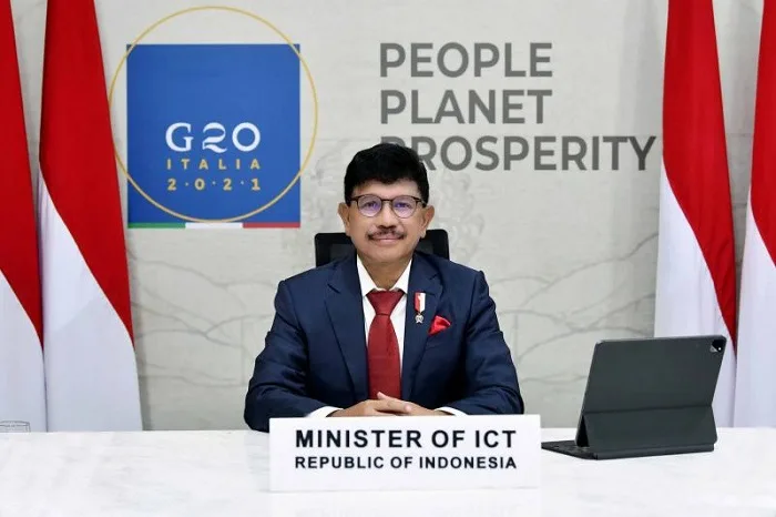 Mantan Menteri Komunikasi dan Informatika Indonesia Johnny G. Plate. (Dok. Kominfo.go.id)