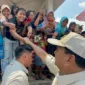 Calon Presiden Koalisi Indonesia Maju, Prabowo Subianto di kampung keluarga besar Eyang Kakung Prabowo yang ada di Banyumas. (Dok. Tim Media Prabowo Subianto)
