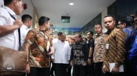 Capres nomor urut dua Prabowo Subianto melakukan pertemuan dengan Persekutuan Gereja-gereja Indonesia (PGI) di Graha Oikumene, Jakarta. (Dok. TKN Prabowo - Gibran)