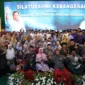 Acara silaturahmi kebangsaan bersama muslimat NU dan unsur-unsur relawan di Padepokan Garuda Yaksa, Hambalang. (Dok. Tiim Media Prabowo)