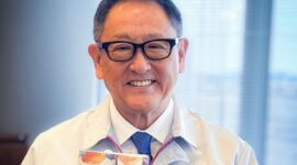 Bos Toyota, mantan CEO, dan anggota keluarga pendiri Toyota, Akio Toyoda. (Instagram.com @akiotoyoda_official)