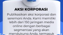 Kami memiliki lebih dari 150 jaringan media online dengan berbagai segmentasi yang akan mendukung Anda, termasuk media ekonomi dan bisnis. Hubungi WhatsApps: 0853 1555 7788. (Dok. Sapulangit Media Center)