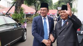 Pertemuan bilateral Prabowo dan Anwar Ibrahim ditandai dengan semangat persaudaraan dan tekad menjaga perdamaian Asia Tenggara. (Dok. Tim Media Prabowo)