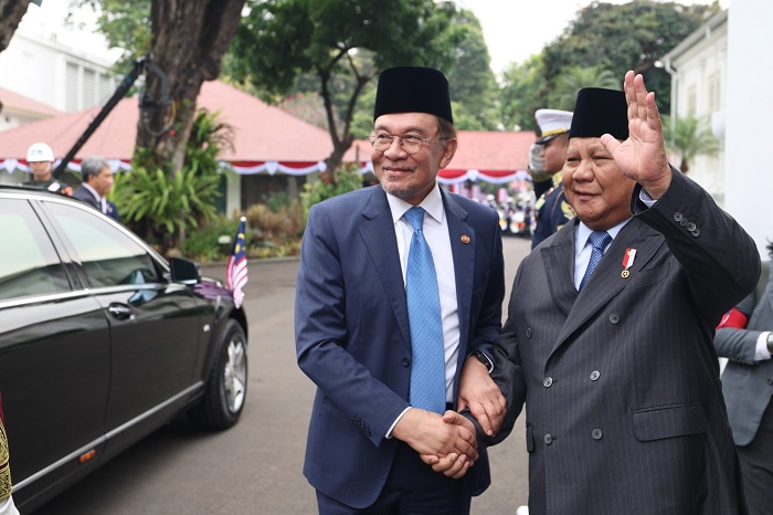Pertemuan bilateral Prabowo dan Anwar Ibrahim ditandai dengan semangat persaudaraan dan tekad menjaga perdamaian Asia Tenggara. (Dok. Tim Media Prabowo)