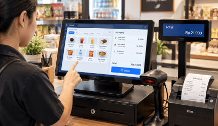 Kasir Kafe dengan Sistem POS Modern